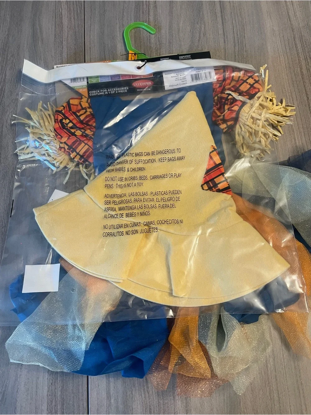 Goodmark Scarecrow Sweetie Costume – Size 3T/4T NWT